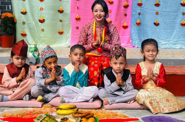 Little Euro Champs Celebrate Tihar with Joy and Light